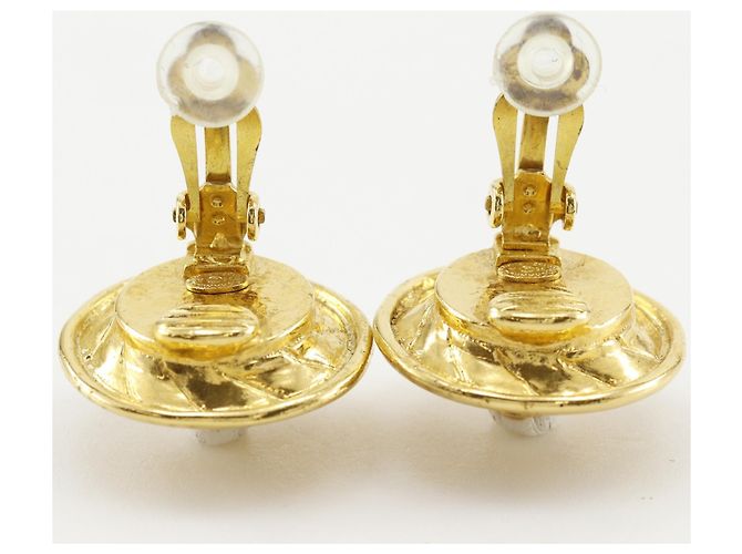 Orecchini a clip vintage Coco Mark di Chanel - vista 5