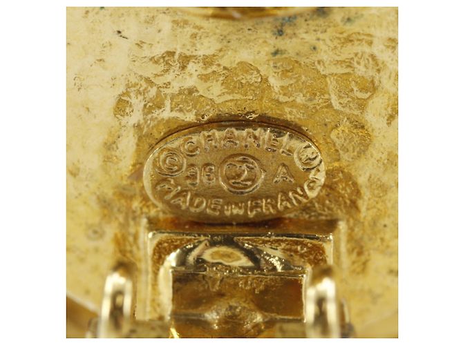 Orecchini a clip vintage Coco Mark di Chanel - vista 7