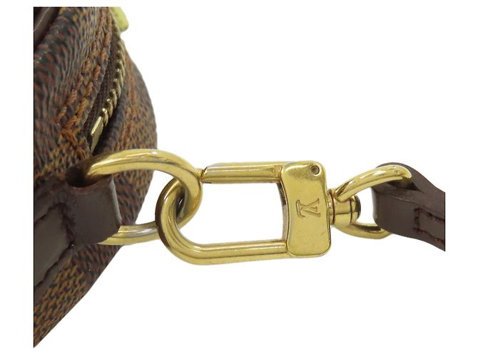 Borsa a Spalla Pochette Ipanema N51296 di Louis Vuitton Marrone Damier ebene - vista 13
