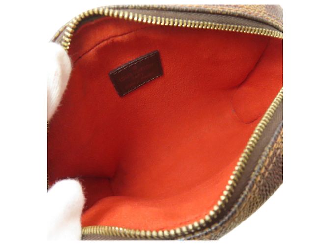 Borsa a Spalla Pochette Ipanema N51296 di Louis Vuitton Marrone Damier ebene - vista 5