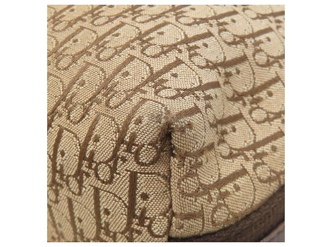 Borsa a Spalla con Motivo Trotter di Christian Dior Marrone - vista 19