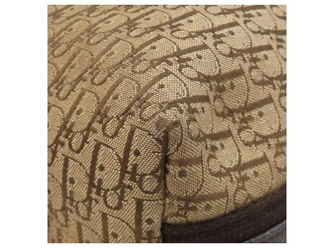 Borsa a Spalla con Motivo Trotter di Christian Dior Marrone - vista 21