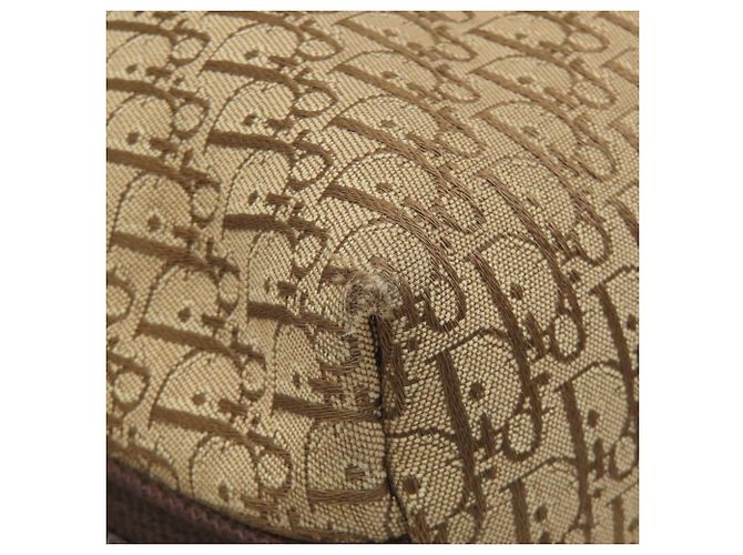 Borsa a Spalla con Motivo Trotter di Christian Dior Marrone - vista 22