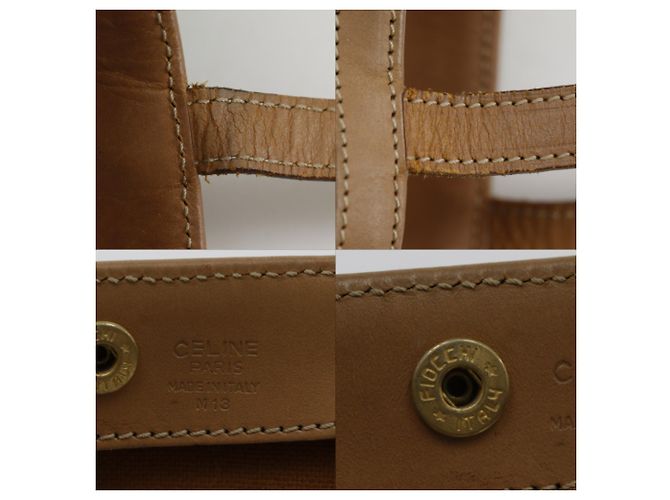 Céline Celine Braune PVC Tragetasche - Ansicht 10