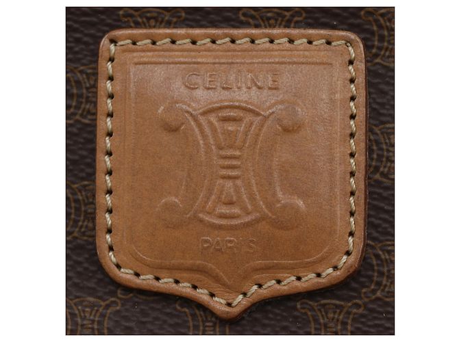 Céline Celine Braune PVC Tragetasche - Ansicht 8
