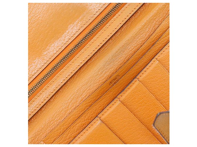Hermès Hermes Bearn Soufflé Long Wallet Brown - view 10