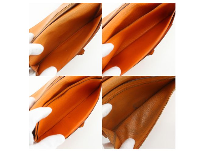 Hermès Hermes Bearn Soufflé Long Wallet Brown - view 6