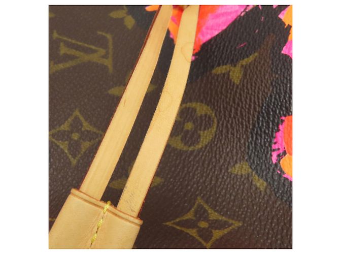 Louis Vuitton Neverfull MM Rose Tote Bag Braun Monogramm - Ansicht 16
