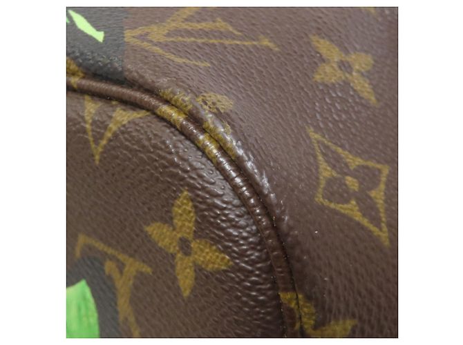 Louis Vuitton Neverfull MM Rose Tote Bag Braun Monogramm - Ansicht 23