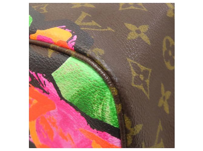 Louis Vuitton Neverfull MM Rose Tote Bag Braun Monogramm - Ansicht 25