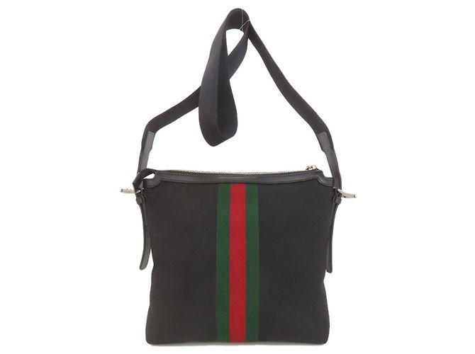 Borsa a Spalla Lunga Sherry Line Gucci 631199 Outlet Nero - vista 2