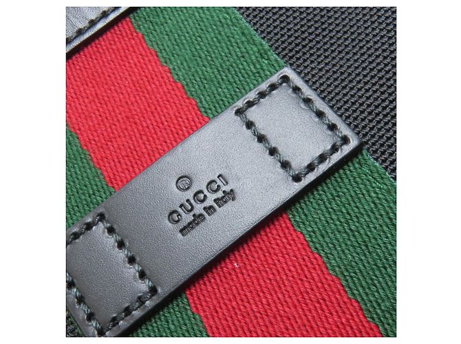 Borsa a Spalla Lunga Sherry Line Gucci 631199 Outlet Nero - vista 9