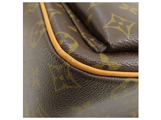 Borsa a Spalla Viva-Cite GM M51163 di Louis Vuitton Marrone Monogramma - vista 16