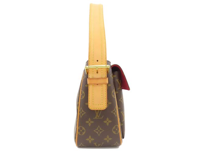 Borsa a Spalla Viva-Cite GM M51163 di Louis Vuitton Marrone Monogramma - vista 3