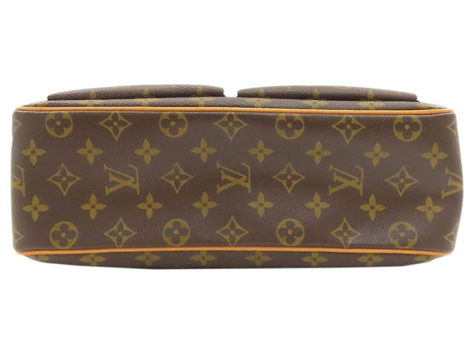 Borsa a Spalla Viva-Cite GM M51163 di Louis Vuitton Marrone Monogramma - vista 4