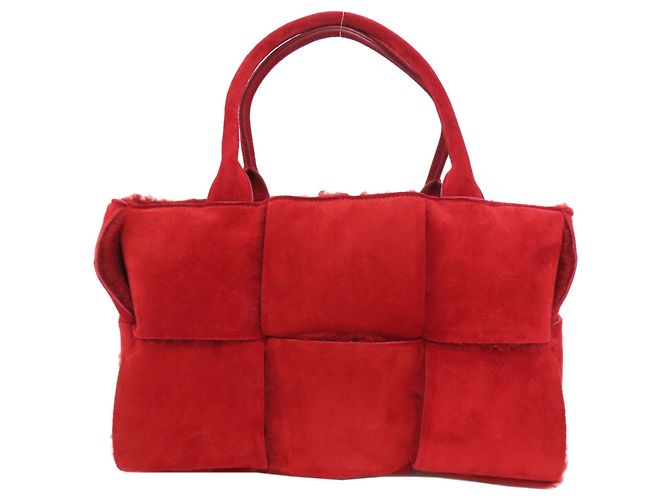Borsa a mano Arco di Bottega Veneta Rosso - vista 2