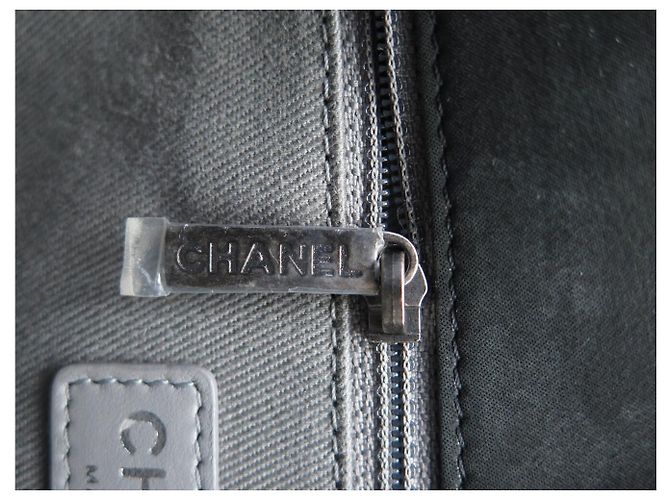 BORSA CHANEL JUMBO A FLAP SINGOLO LOGO CC RUTHENIUM BORSA CON CATENA CC Grigio antracite - vista 13