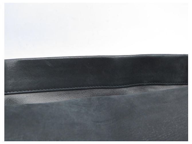 BORSA CHANEL JUMBO A FLAP SINGOLO LOGO CC RUTHENIUM BORSA CON CATENA CC Grigio antracite - vista 17
