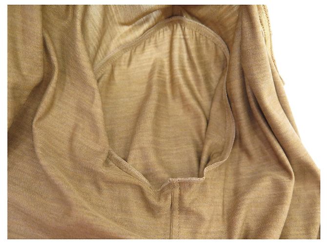CAMICIA VINTAGE CHANEL P41511 BOTTONI CABOCHON GRIPOIX M 38 SETA TOP D'oro - vista 9