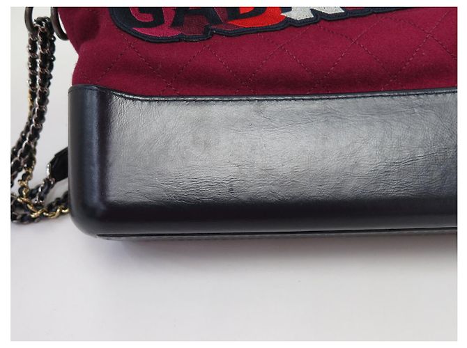 BORSA CHANEL GABRIELLE GM IN FELTRO QUILTATO E PELLE - vista 12