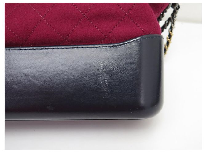 BORSA CHANEL GABRIELLE GM IN FELTRO QUILTATO E PELLE - vista 13