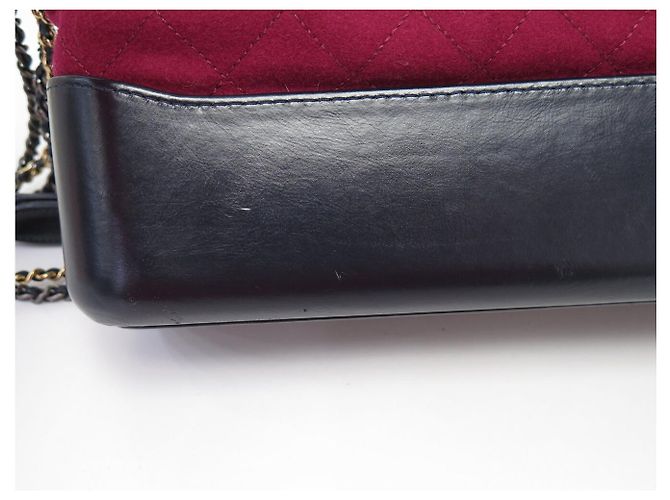BORSA CHANEL GABRIELLE GM IN FELTRO QUILTATO E PELLE - vista 14