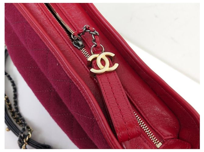 BORSA CHANEL GABRIELLE GM IN FELTRO QUILTATO E PELLE - vista 6