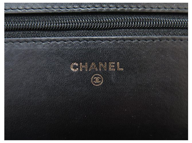 BORSA CHANEL WALLET ON CHAIN O-MINI A33814 IN PELLE QUILTED WOC Nero - vista 8