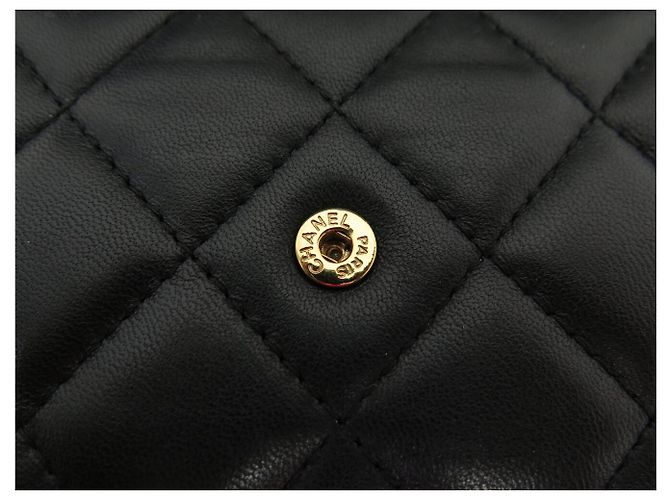 BORSA CHANEL WALLET ON CHAIN O-MINI A33814 IN PELLE QUILTED WOC Nero - vista 9