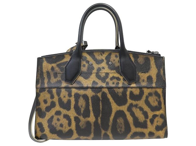 BOLSO DE MANO LOUIS VUITTON CITY STEAMER MM ANIMAL SALVAJE LEOPARDO - vista 2