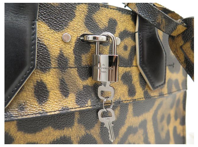 BOLSO DE MANO LOUIS VUITTON CITY STEAMER MM ANIMAL SALVAJE LEOPARDO - vista 7