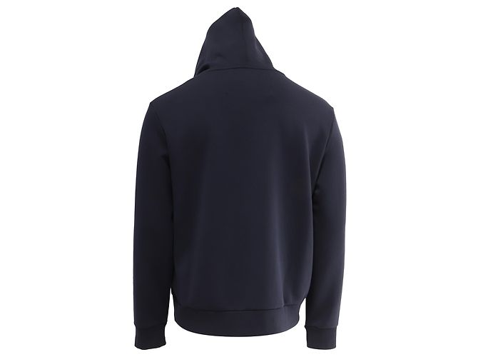 Polo Ralph Lauren Kapuzenpullover aus navyblauer Baumwolle mit gesticktem Logo Marineblau - Ansicht 4