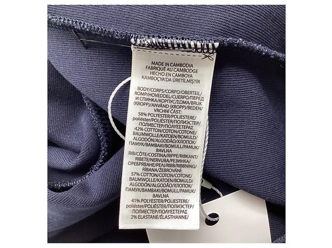 Polo Ralph Lauren Kapuzenpullover aus navyblauer Baumwolle mit gesticktem Logo Marineblau - Ansicht 5