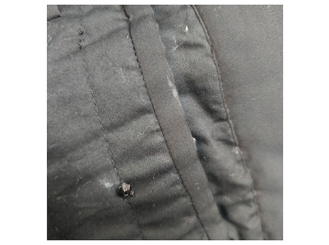 Pantalones rectos de algodón negro adornados de Isabel Marant - vista 7