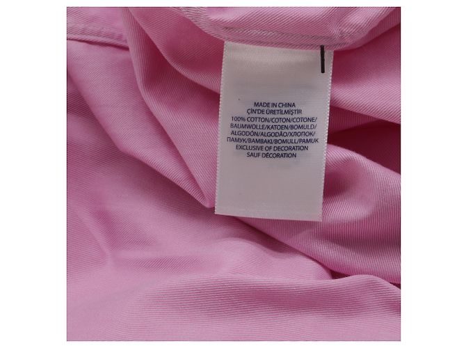 Ralph Lauren Slim Fit Button Down Hemd aus rosa Baumwolle Braun Pink - Ansicht 6