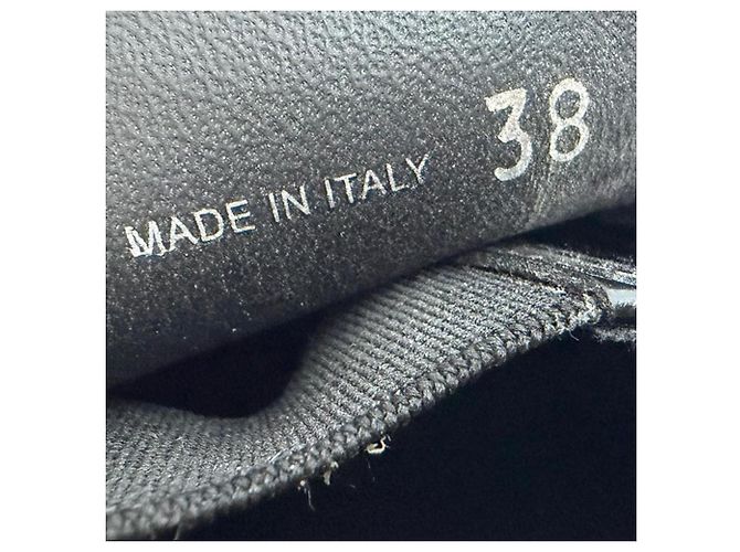 Mocassini in pelle nera Prada spazzolata Nero - vista 7