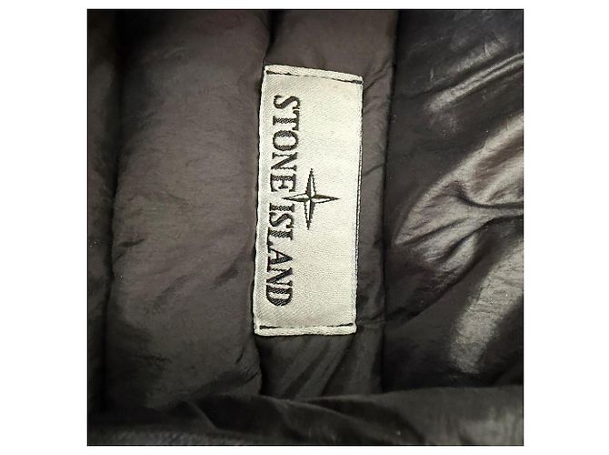 Stone Island Packable Down Vest in Black Nylon - view 4