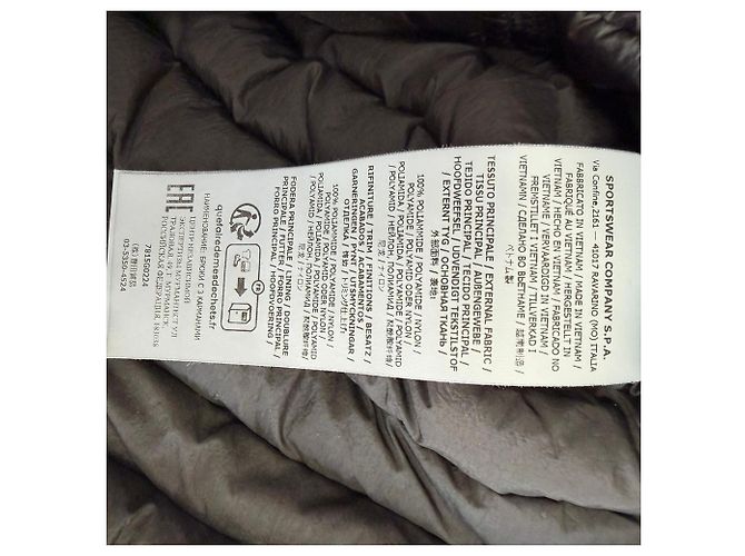 Stone Island Packable Down Vest in Black Nylon - view 6