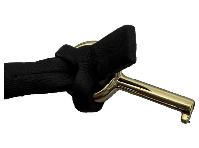 Tiny Tim Umhängetasche aus schwarzem Leder von Anya Hindmarch - Ansicht 8