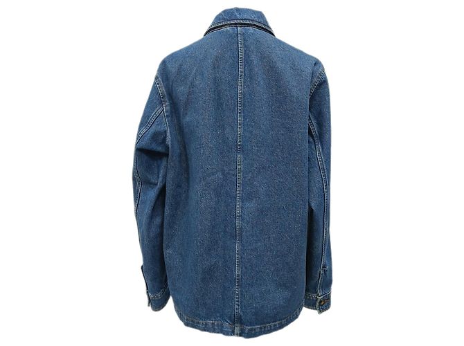 Apc Jaqueta de denim com botões Nathana'l A.P.C. em algodão azul - vista 3
