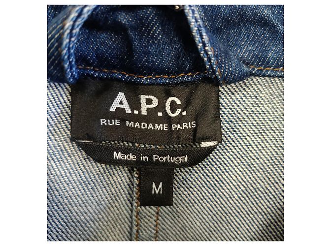 Apc Jaqueta de denim com botões Nathana'l A.P.C. em algodão azul - vista 4