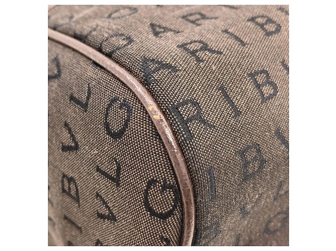 Borsa in tela Logomania Bvlgari Bulgari per donne Marrone - vista 15