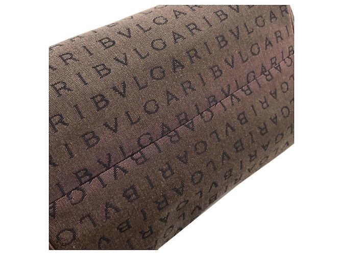 Borsa in tela Logomania Bvlgari Bulgari per donne Marrone - vista 8