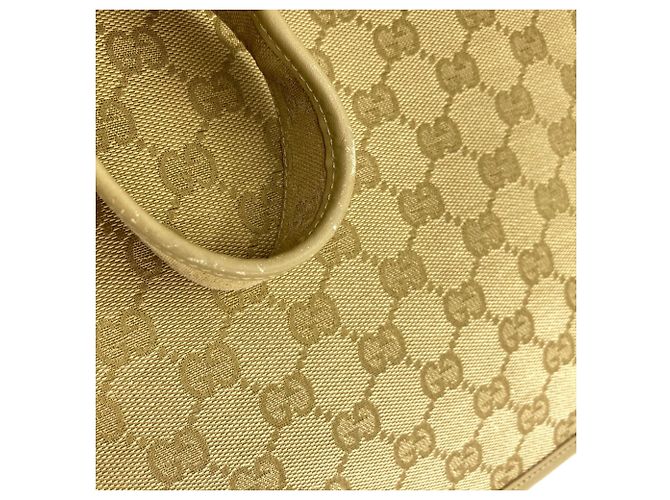 Borsa a Spalla Gucci GG Canvas Beige - vista 17