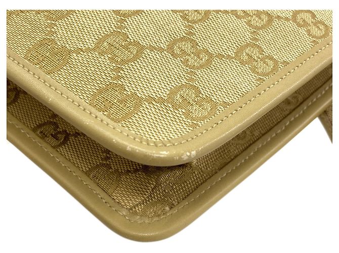Borsa a Spalla Gucci GG Canvas Beige - vista 20
