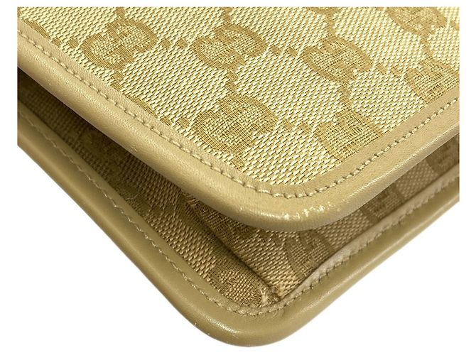 Borsa a Spalla Gucci GG Canvas Beige - vista 21