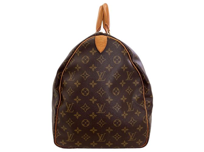 Borsa Boston Keepall 55 Monogram Louis Vuitton Monogramma - vista 3