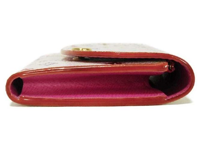 Louis Vuitton Monogram Multicolore Bi-fold Wallet Pink White - view 16