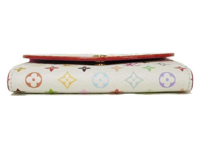 Louis Vuitton Monogram Multicolore Bi-fold Wallet Pink White - view 17