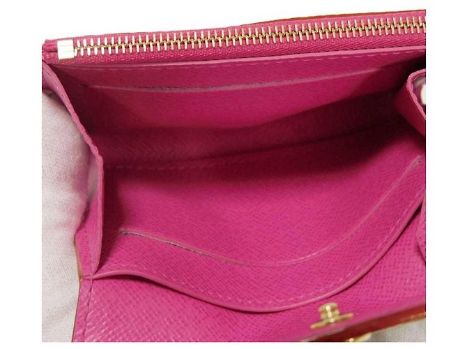 Louis Vuitton Monogram Multicolore Bi-fold Wallet Pink White - view 7